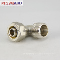 Brass Compression Fitting with Male Thread Elbow